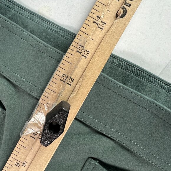 Halara Flex Pants Women's 29x30* High Waisted Straight Green Stretch Work Tag M - Picture 15 of 16